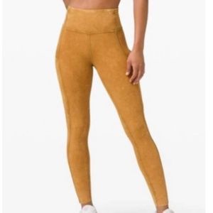 Lululemon Fast and Free Tight Ice Was Spice  Brown Size 0